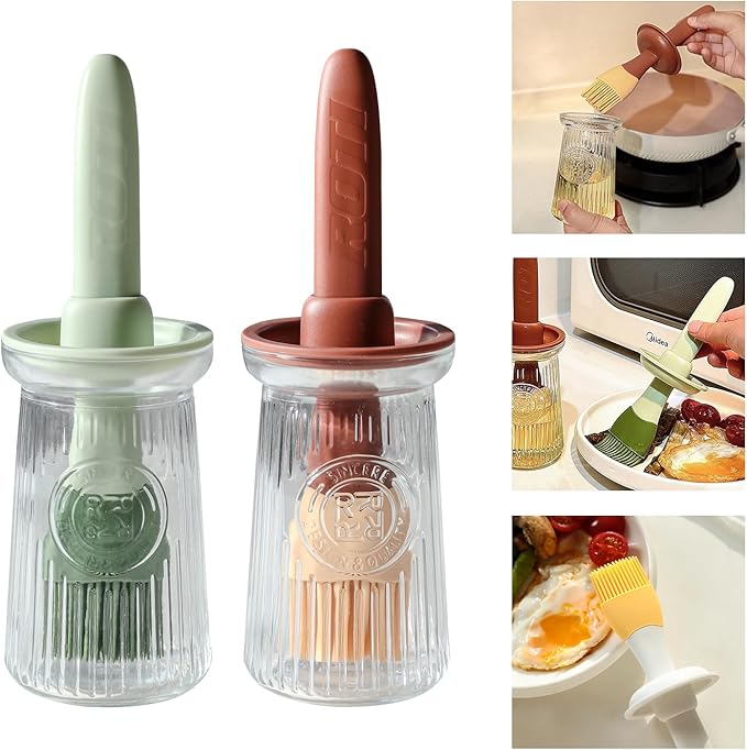 Oil Dispenser with Brush by Uteynee