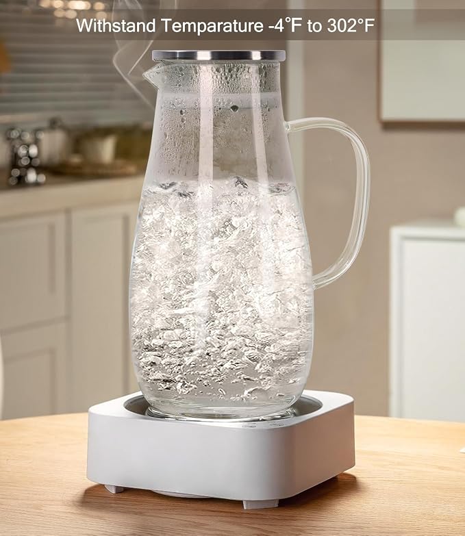 Glass Pitcher, Glass Water Pitcher - Image 5