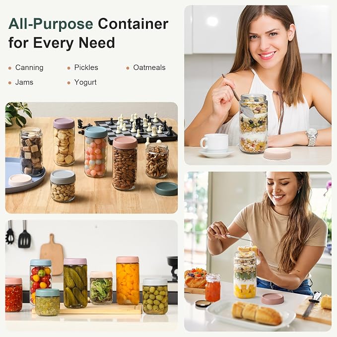 NETANY 6-pack 24oz Glass jars - Image 7