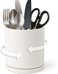 D'vine Dev 360° Rotating Utensil Holder – 5" Kitchen Utensil Crock by DvineDevPlanterPotsandStand