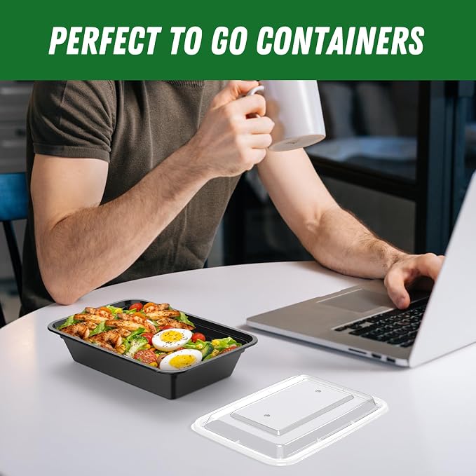50 Pack 32 oz Meal Prep Containers Reusable - Image 7
