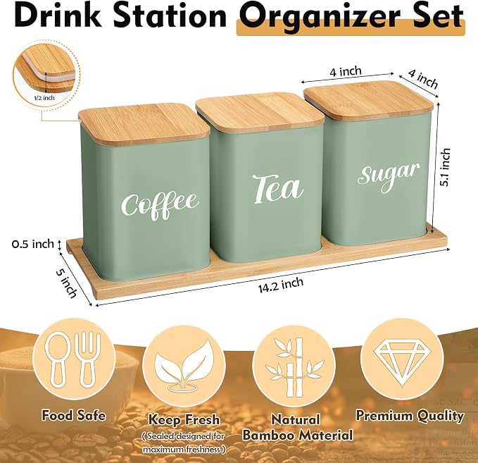 Tioncy Coffee Tea Sugar Container - Image 2