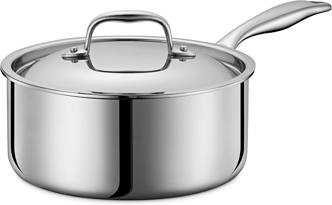 LEGEND COOKWARE 5-Ply Stainless Steel 3-Quart Sauce Pan by LEGENDCOOKWARE