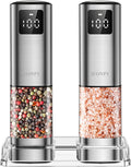 Upgraded Larger Capacity Electric Salt and Pepper Grinder Set Rechargeable by IFONPY