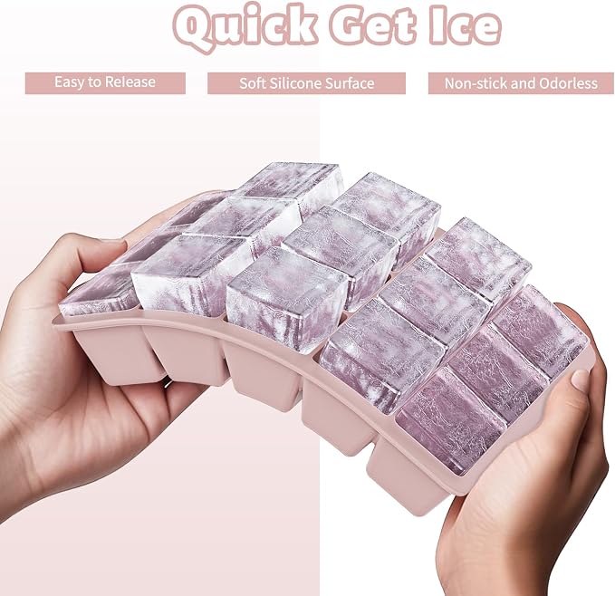 Silicone Ice Cube Tray 3 Pack - Image 5