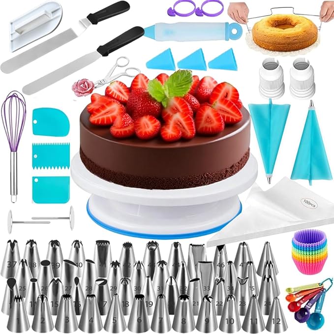 Cake Decorating Supplies Kit by SATIANYOU