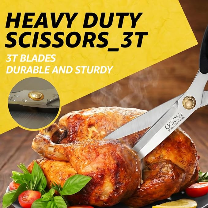 3T Stainless Blade Kitchen Scissors - Image 5