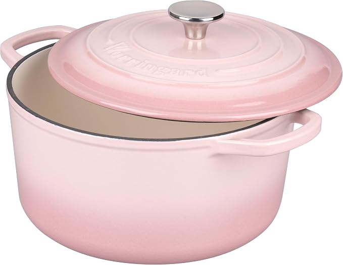 VORRINGARD Enameled Cast Iron Dutch Oven Pot - Image 4
