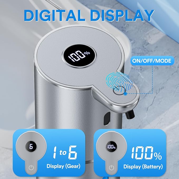 Automatic Foaming Soap Dispenser Touchless, Rechargeable Electric Hand ＆ Dish - Image 2