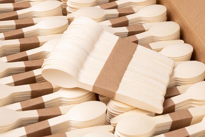 Disposable Wooden Cutlery Set - Image 3