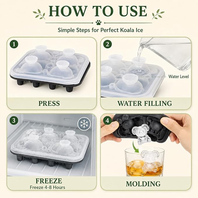 Koala Ice Cube Tray Mold - Image 4