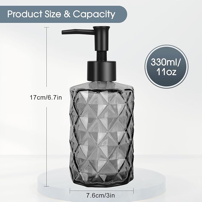 Topsky Glass Soap Dispenser - Image 4