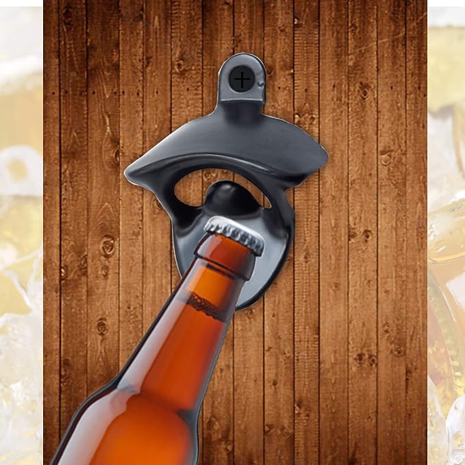 RONYOUNG 12PCS Wall Mounted Bottle Opener Vintage Beer Bottle Opener Suitable - Image 4