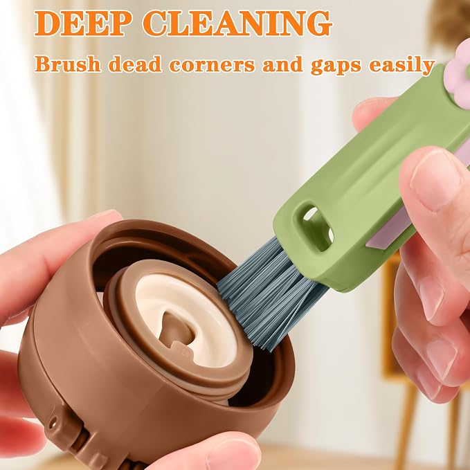 Wanme 3 in 1 Cup Lid Gap Cleaning Brush Set, Cup Lid Gap Cleaner, Home Kitchen - Image 7