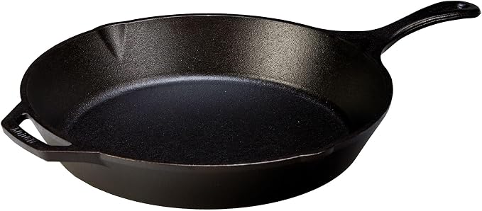 Lodge Seasoned Cast Iron Skillet 13.25 Inches - Image 3