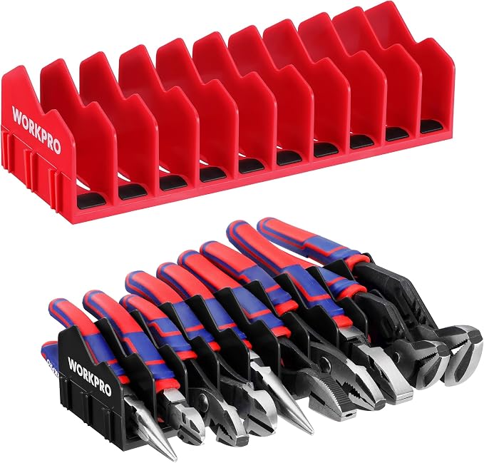 WORKPRO 2-Pack Plier Organizer Rack, Pliers Holder and Cutter Organizers by WORKPRO