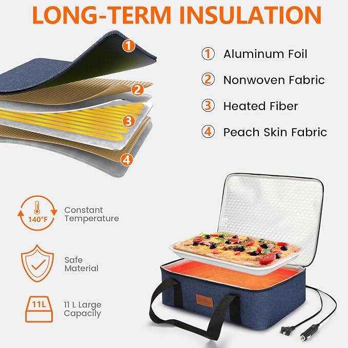 Food Warmer Electric Casserole Carrier - Image 7