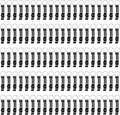 400 Pack Black Metal Bottle Opener Keychains Bulk, Tiny Beverage Opener Party by Yugada
