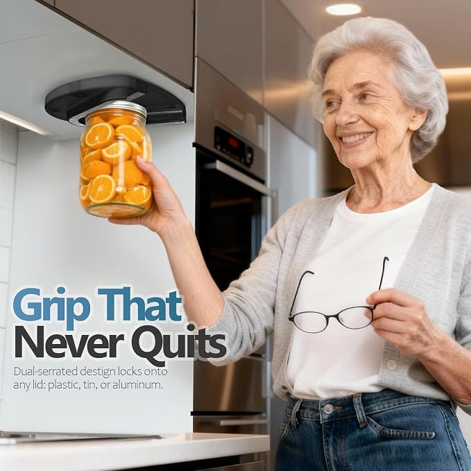 Mount-on Cabinet Jar Opener for Weak Hands, Seniors - Image 4