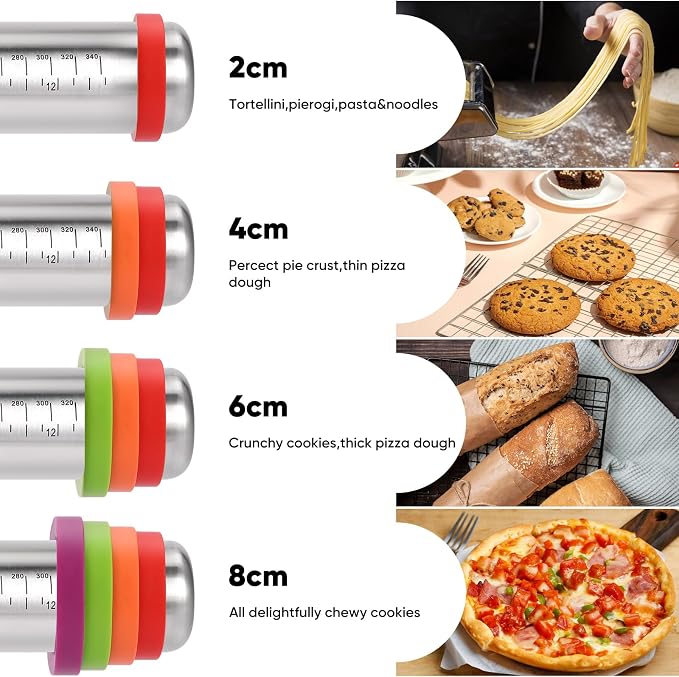 Stainless Steel Rolling Pin - Image 3