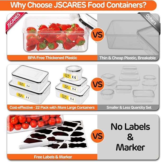 44 PCS Food Storage Container - Image 3