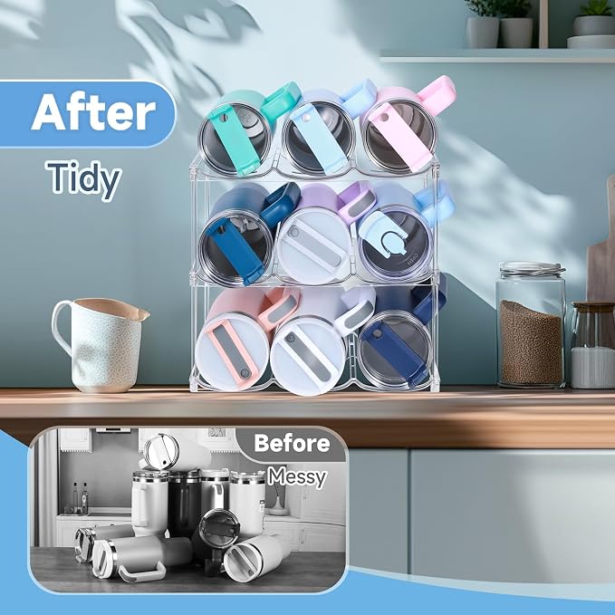 Stackable Water Bottle Organizer - Image 3