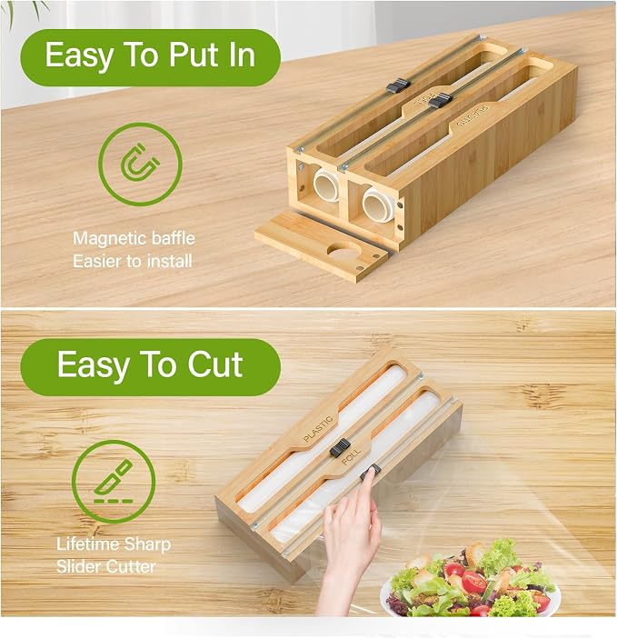 KOCWELL Bamboo Bag Storage Organizer - Image 6