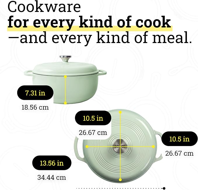 Lodge Essential Enamel Cast Iron Dutch Oven - Image 5