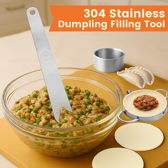 3-in-1 Stainless Steel Dumpling Maker Set - Image 5