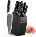 Damascus Kitchen Knife Sets, 9 Pieces Kitchen Knives Set by NANFANGBROTHERS