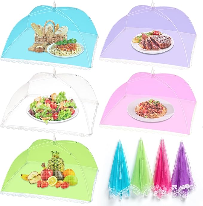 5 Pack Food Cover Tents, Food Covers by ZAUGONTW