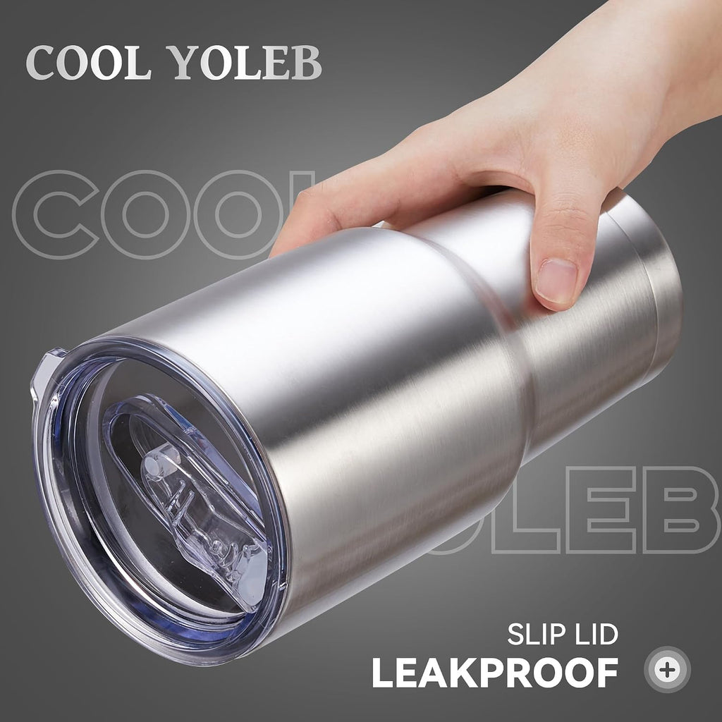 30 oz Tumbler with Lid Stainless Steel Tumblers, 1 Pack