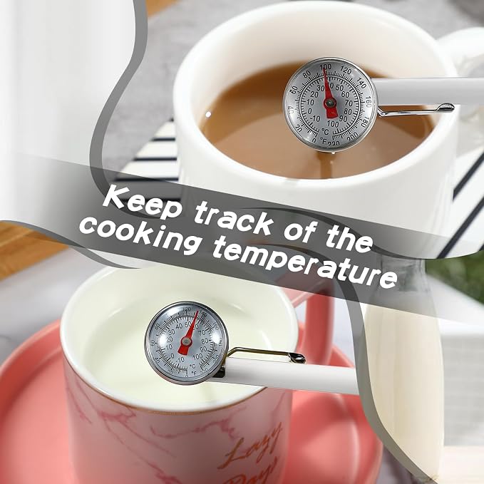 Xuhal 6 Pcs Stainless Steel Kitchen Thermometer - Image 4