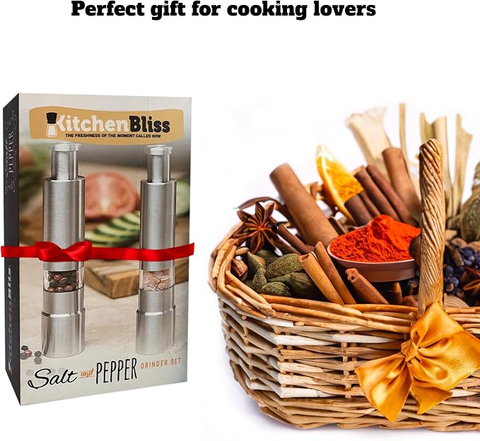 Modern Thumb Click Salt and Pepper Grinder - Image 7