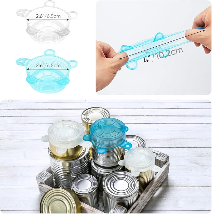 Small Silicone Stretch Lids - Image 5