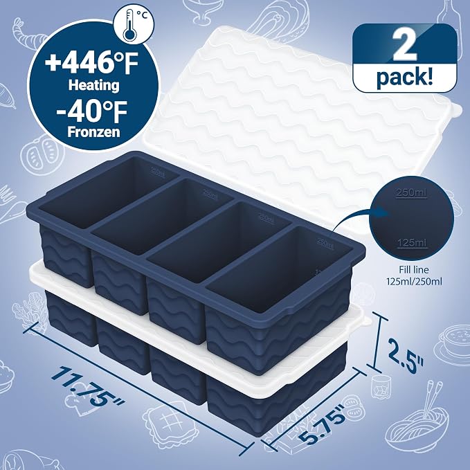 Doasuwish Silicone Freezer Tray - Image 2
