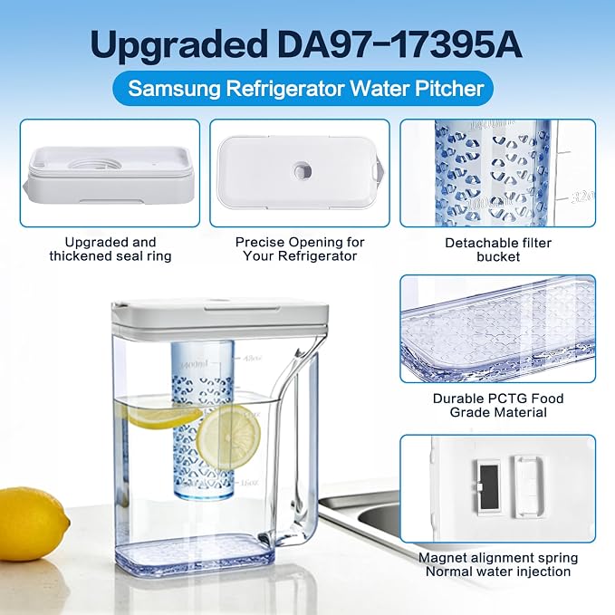 Upgraded DA97-17395A Water Pitcher Reservoir Compatible - Image 5