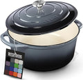 Zulay Kitchen 7.7 Quart Enameled Cast Iron Dutch Oven Pot by ZulayKitchen