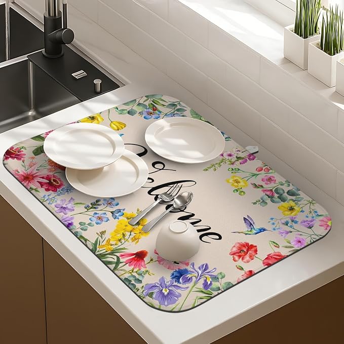 Dish Drying Mat Drainer Pads - Image 3
