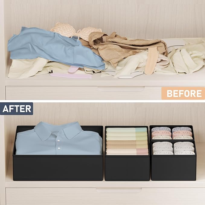 DIMJ Drawer Organizer Clothes Storage - Image 6
