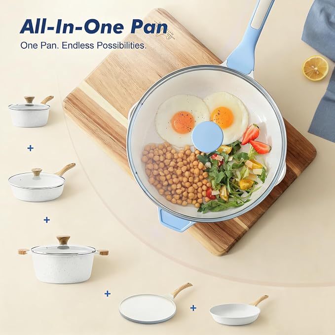 SENSARTE Nonstick Ceramic Skillet - Image 5