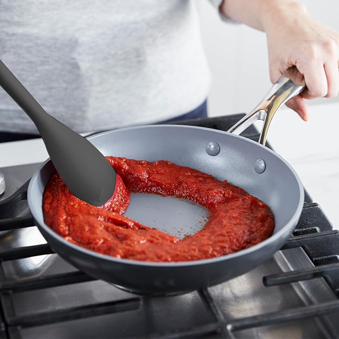 GreenPan Silicone Sauté Spoon, Mixing Stirring Serving, Cooking Kitchen Utensil - Image 3