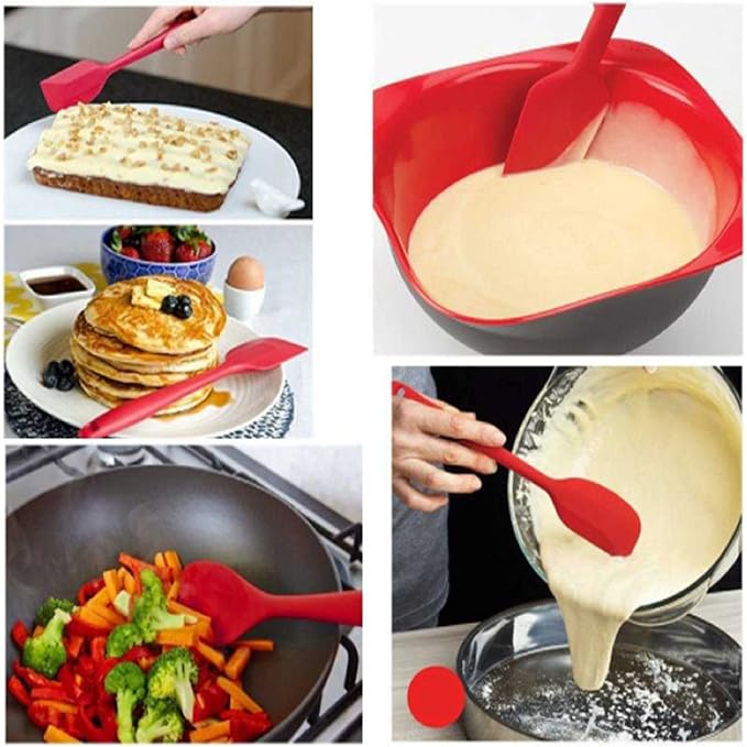 8 Pieces Silicone Spatulas, 8.5 inch Non-stick Spatulas - Image 7