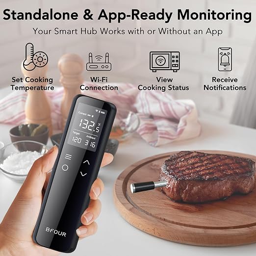 BFOUR Wireless Meat Thermometer Bluetooth - Image 3