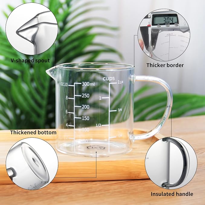 77L Glass Measuring Cup, High Borosilicate Glass Beaker - Image 6