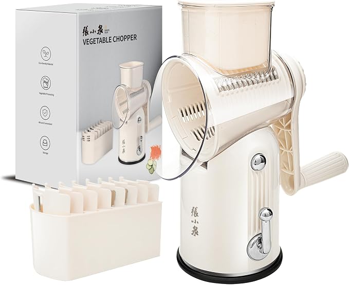 Rotary Cheese Grater Manual Hand Crank - Image 9