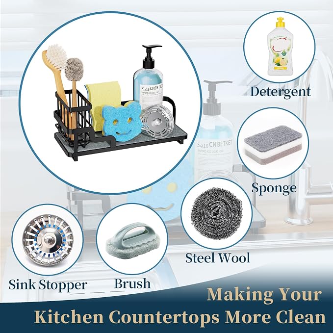 Consumest Sponge Holder for Kitchen Sink - Image 7