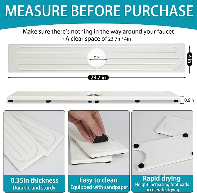 Faucet Mat for Kitchen Sink - Image 7