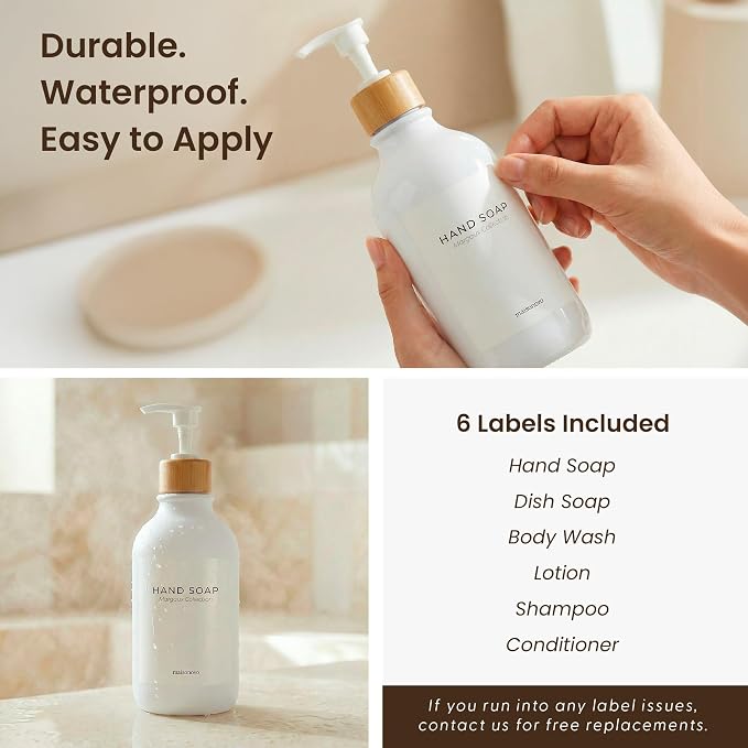 MaisoNovo Soap Dispenser Bathroom Set of 2-16.9 oz Bathroom Soap Dispenser Set - Image 8