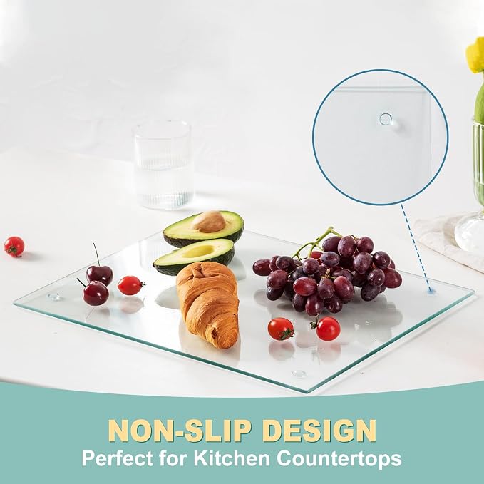 VASUHOME Tempered Glass Cutting Board - Image 3